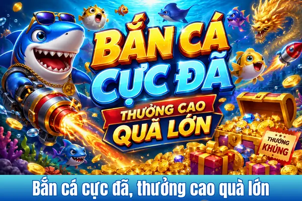 Bắn cá cực đã, thưởng cao quà lớn